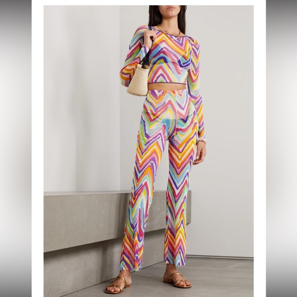 NWT Missoni Mare Mesh Colorful Top - Picture 2 of 3